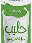 جهينة  حليب  نصف  دسم  1 لتر