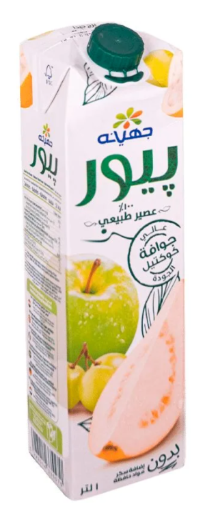 عصير جهينه جوافه بيور 1 لتر