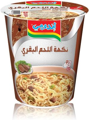 اندومى نودلز اللحم البقرى اكواب 60جم